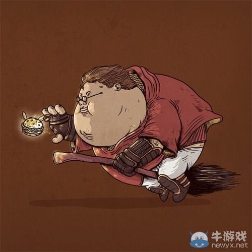 都是垃圾食品惹的禍!當游戲角色變成胖子之后