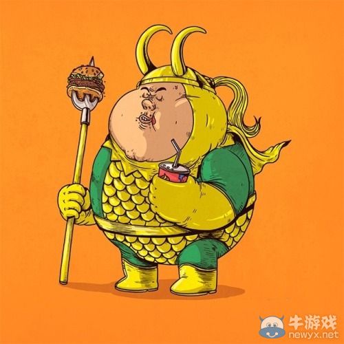 都是垃圾食品惹的禍!當游戲角色變成胖子之后