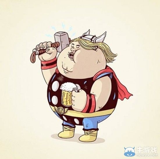 都是垃圾食品惹的禍!當游戲角色變成胖子之后