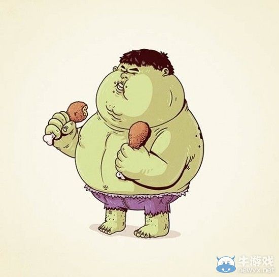 都是垃圾食品惹的禍!當游戲角色變成胖子之后