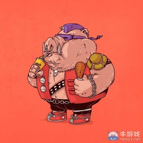 都是垃圾食品惹的禍!當游戲角色變成胖子之后