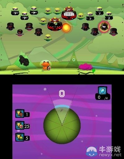 打磚塊和侵略游戲的融合《小惡魔的宇宙人打磚塊》