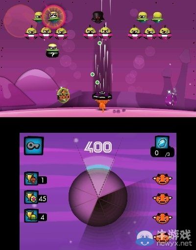 打磚塊和侵略游戲的融合《小惡魔的宇宙人打磚塊》