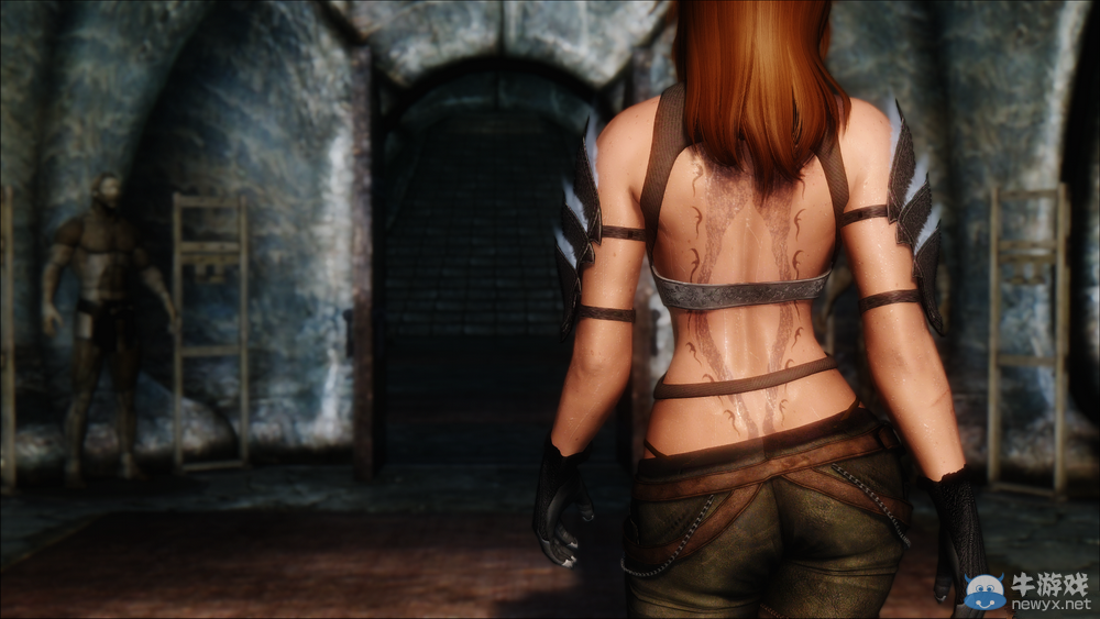 《上古卷軸5：天際》新MOD圖賞：俏皮妹酥胸半露！