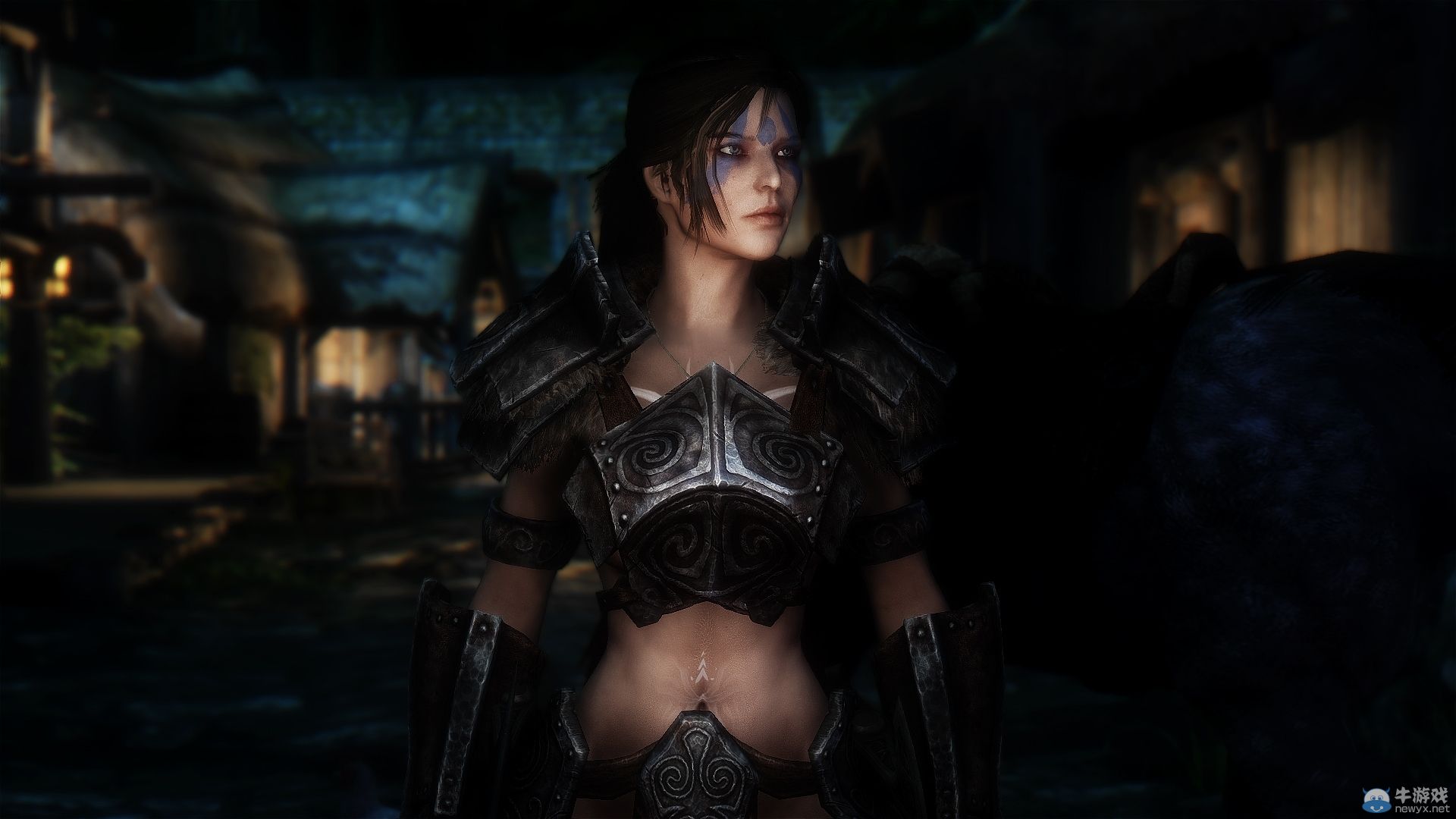 《上古卷軸5：天際》新MOD圖賞：俏皮妹酥胸半露！