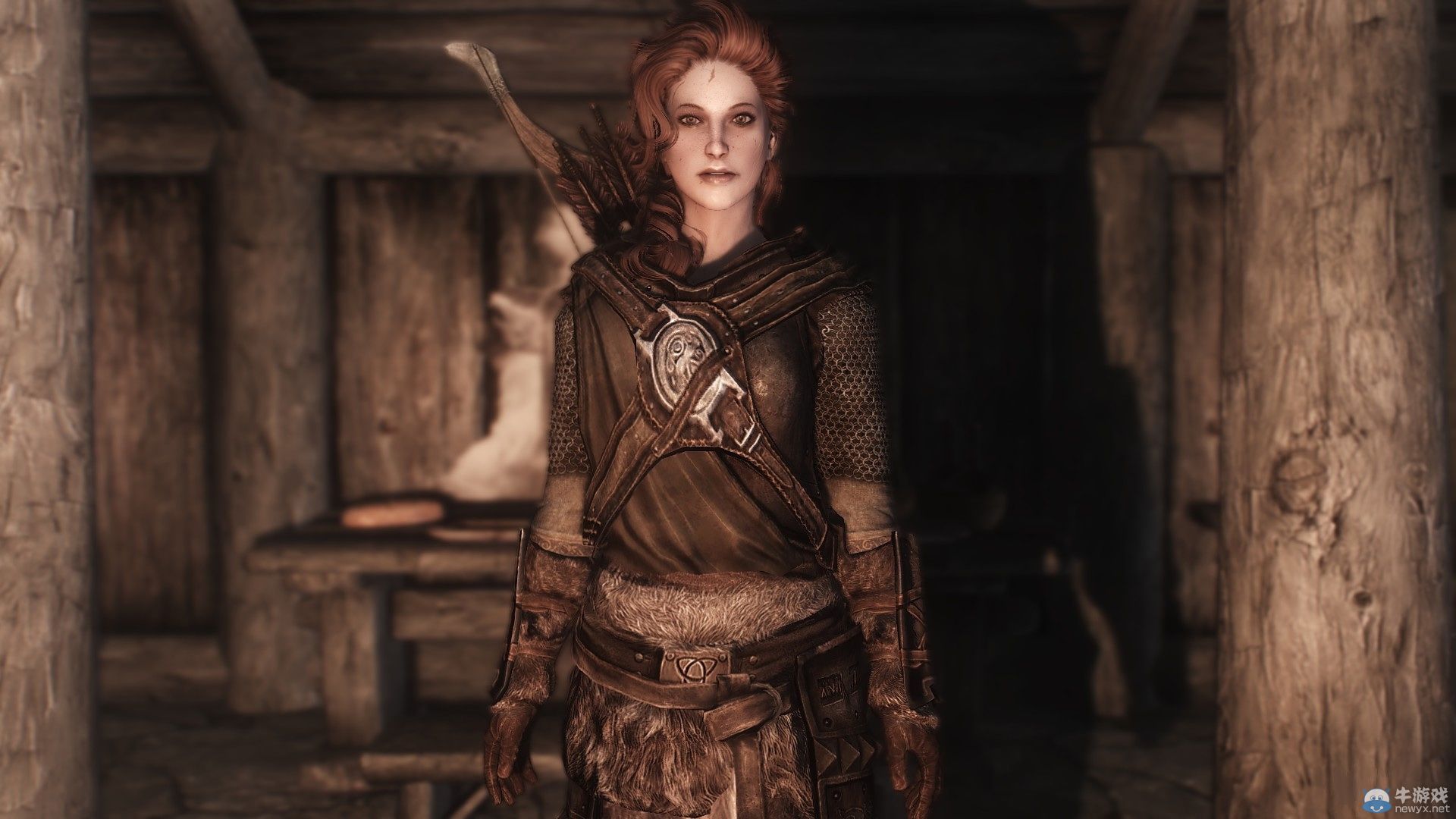 《上古卷軸5：天際》新MOD圖賞：俏皮妹酥胸半露！