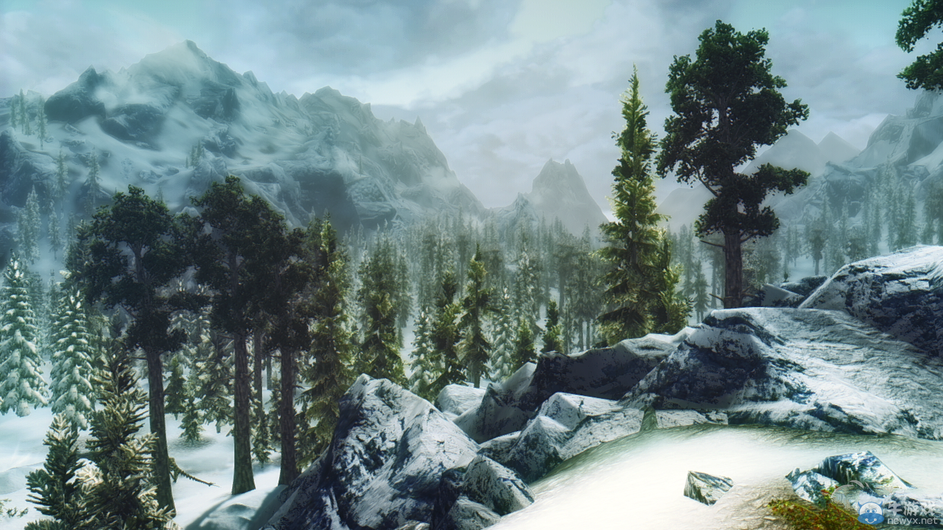 《上古卷軸5：天際》新MOD圖賞：俏皮妹酥胸半露！