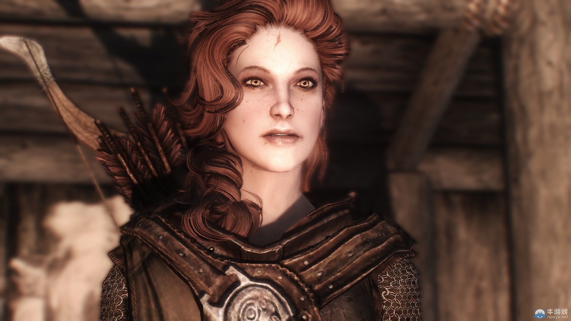 《上古卷軸5：天際》新MOD圖賞：俏皮妹酥胸半露！