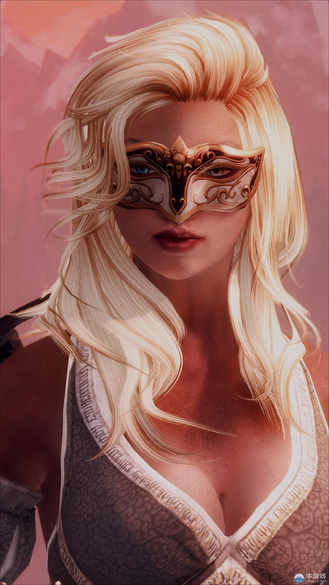 《上古卷軸5：天際》新MOD圖賞：俏皮妹酥胸半露！