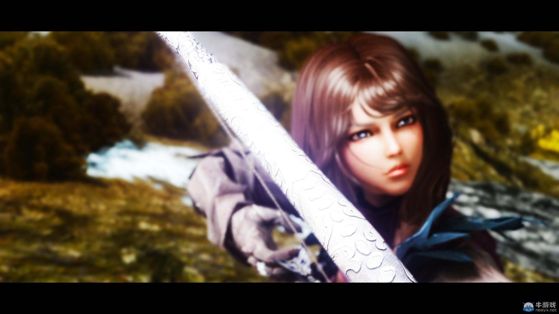 《上古卷軸5：天際》新MOD圖賞：俏皮妹酥胸半露！