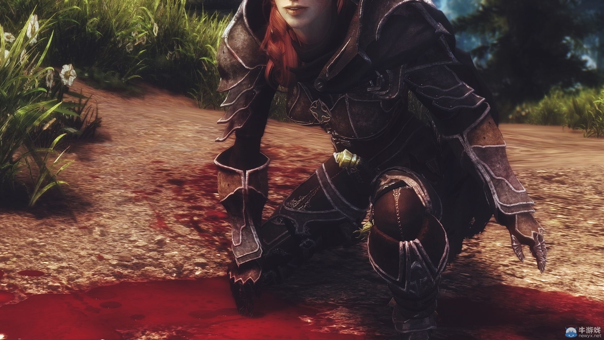 《上古卷軸5：天際》新MOD圖賞：俏皮妹酥胸半露！