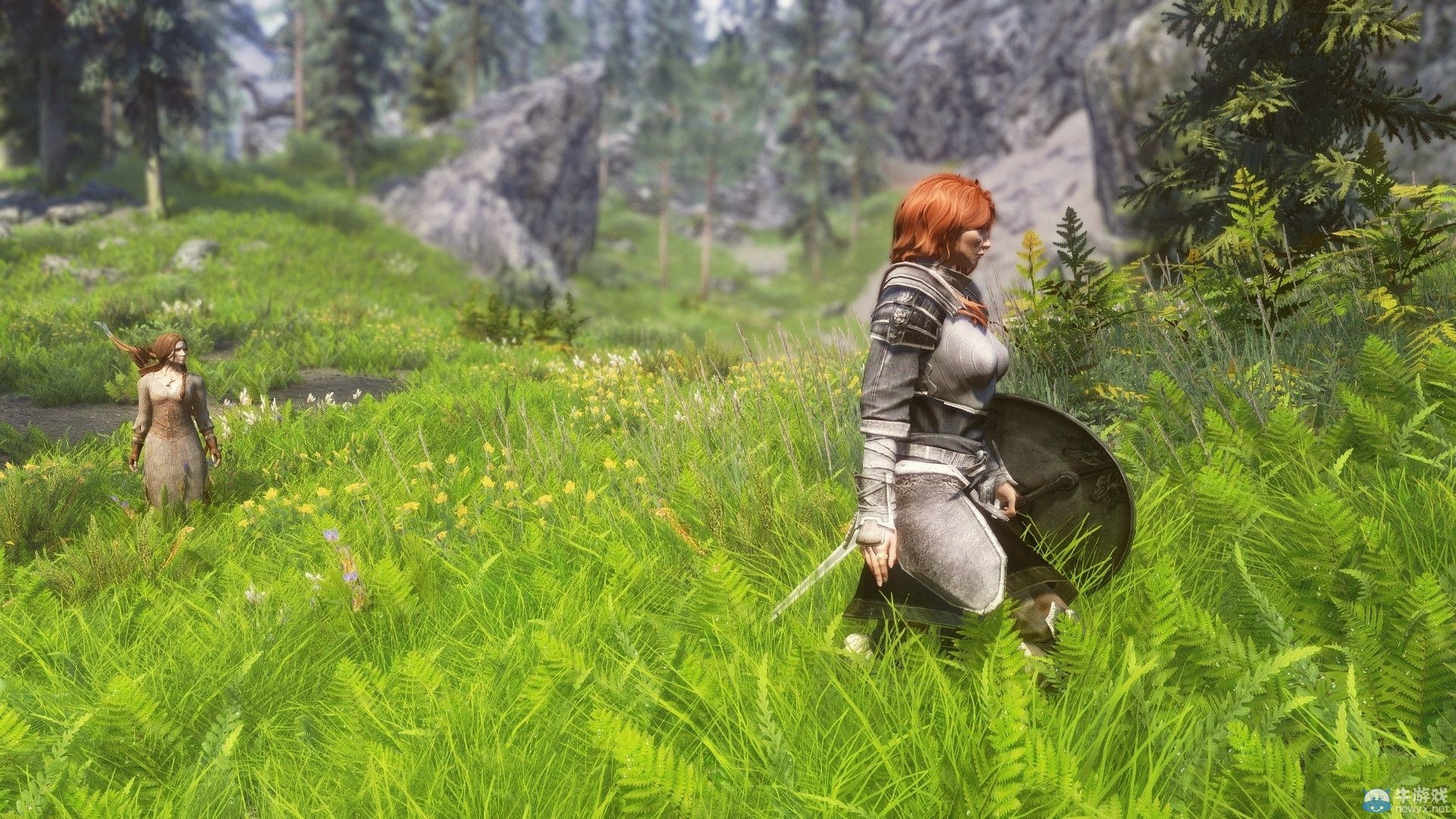 《上古卷軸5：天際》新MOD圖：紅唇妹子很誘人！