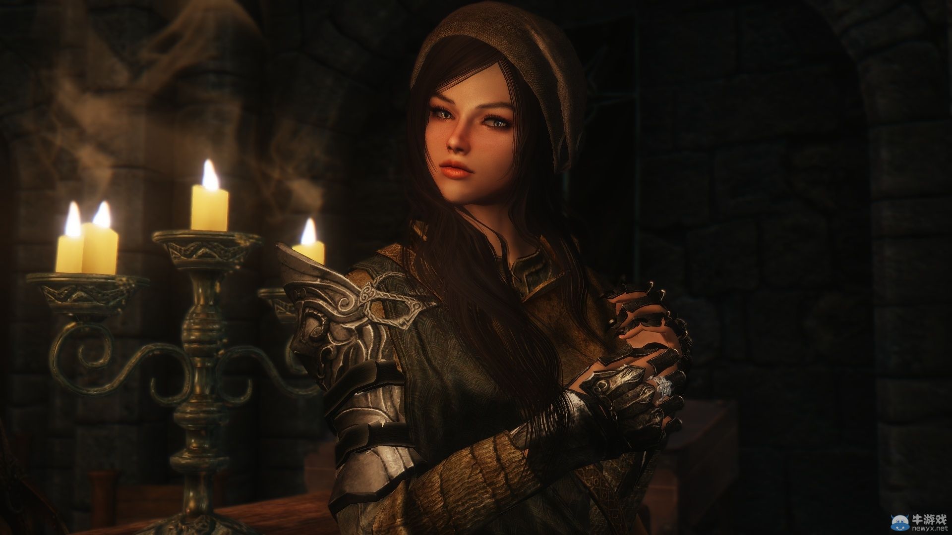 《上古卷軸5：天際》新MOD圖賞：俏皮妹酥胸半露！