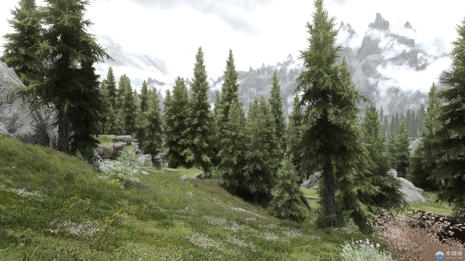 《上古卷軸5：天際》新MOD圖：紅唇妹子很誘人！