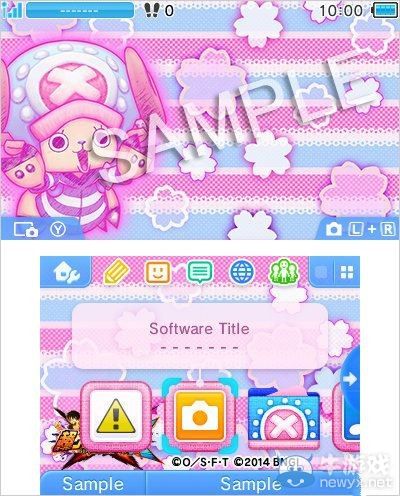 《海賊王：超偉大戰(zhàn)爭X》新特典：兩款3DS主題