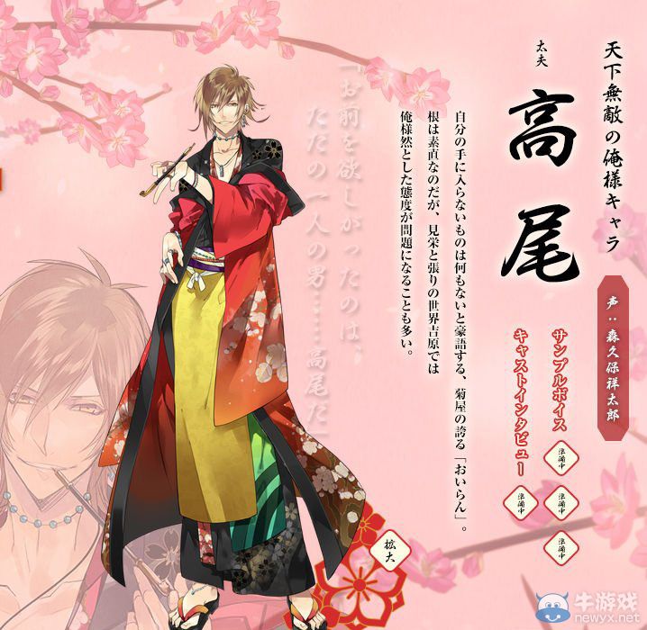 《男游郭》發售日期確定：劇情與登場角色公開