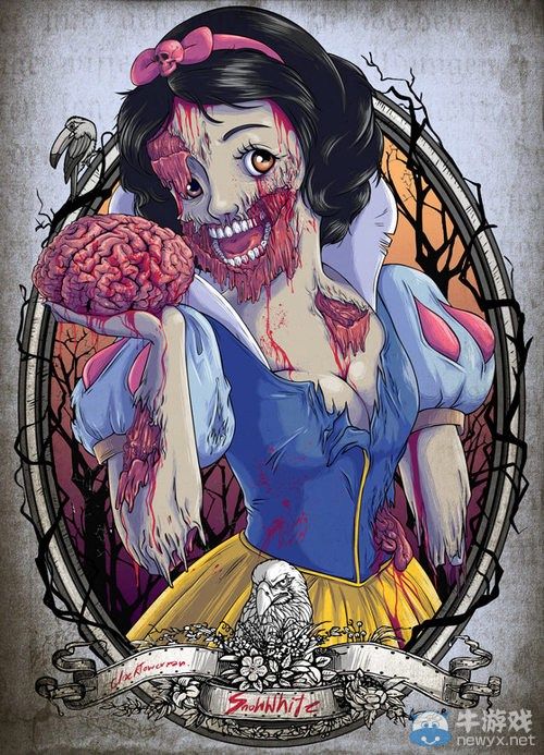 高能慎入 春麗姐姐你腫么了!著名游戲角色喪尸化