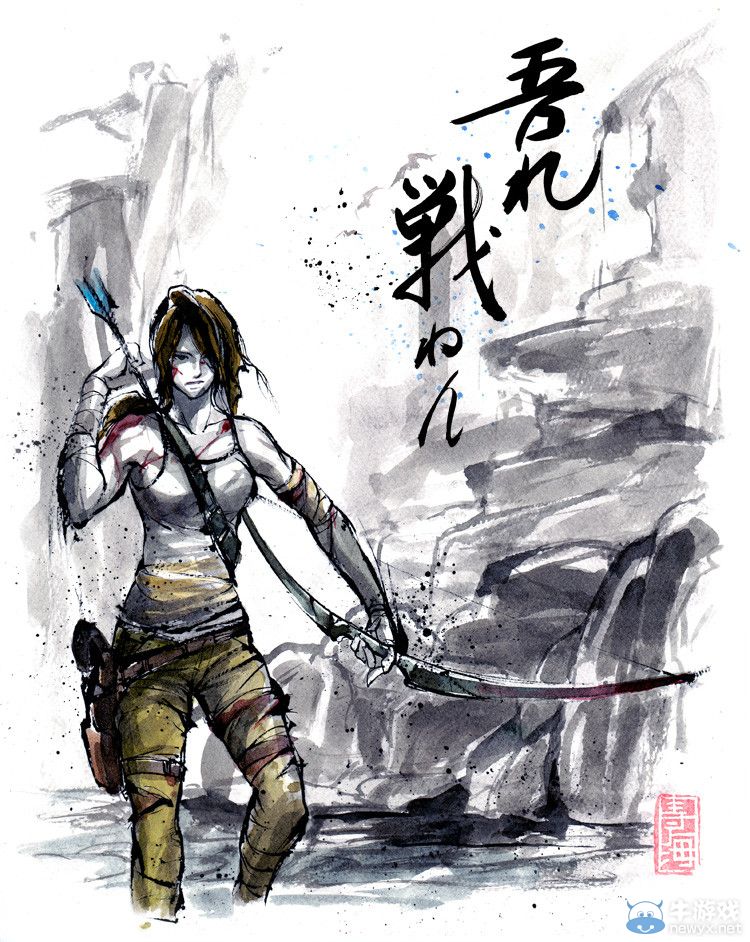 進擊的奧特曼君帥爆!國外妹子水墨風(fēng)同人畫作欣賞