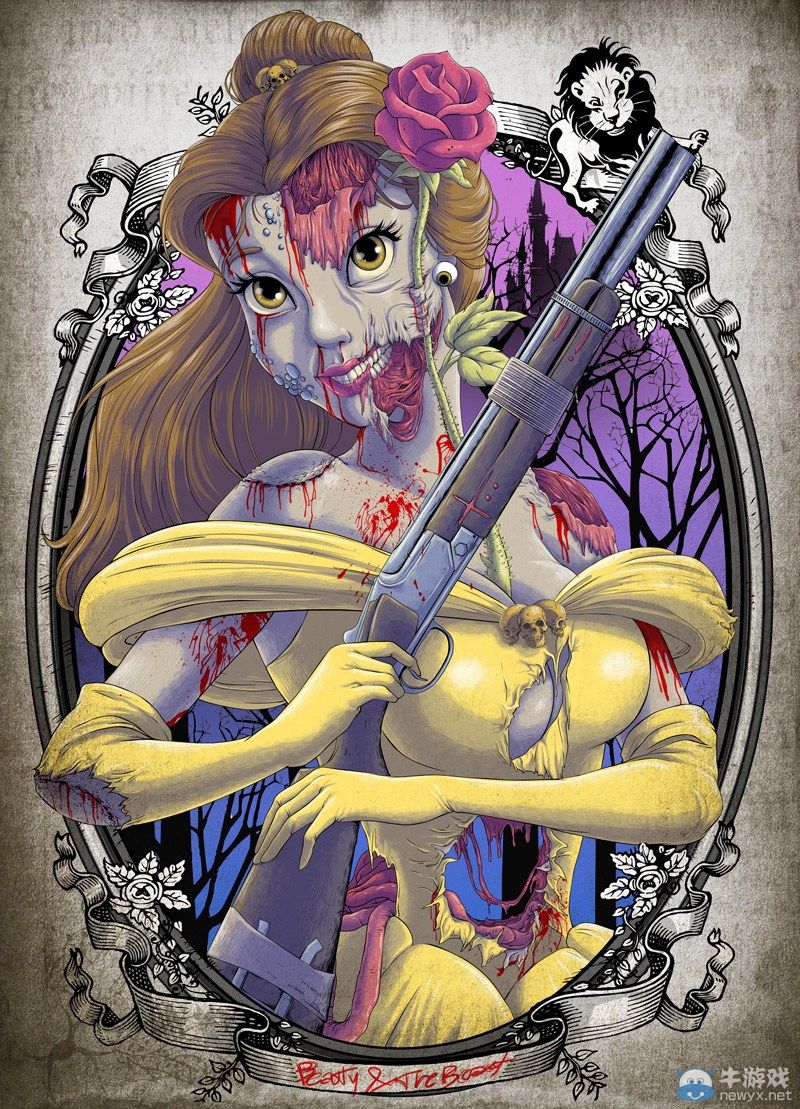 高能慎入 春麗姐姐你腫么了!著名游戲角色喪尸化
