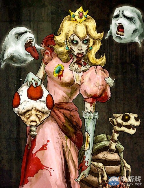 高能慎入 春麗姐姐你腫么了!著名游戲角色喪尸化