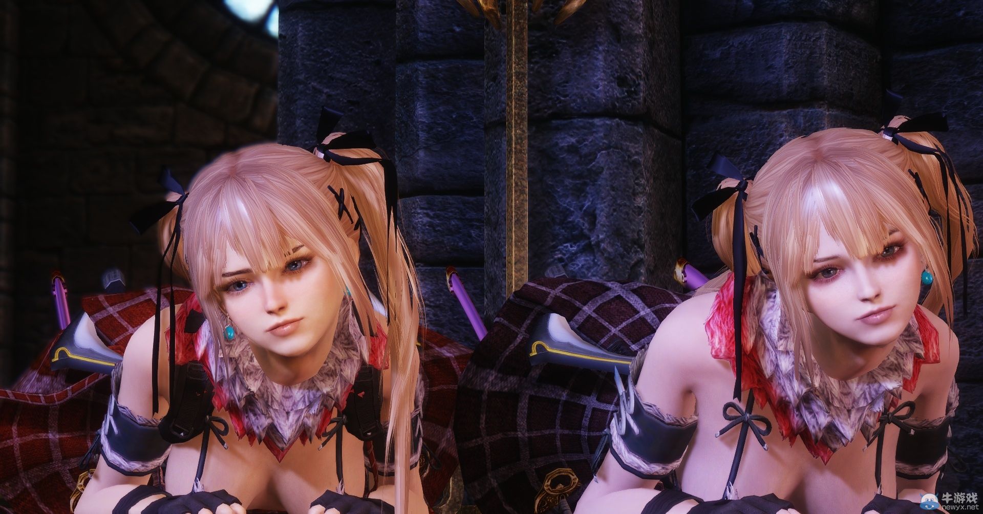 《上古卷軸5：天際》新MOD圖：美眉手執(zhí)光劍很性感