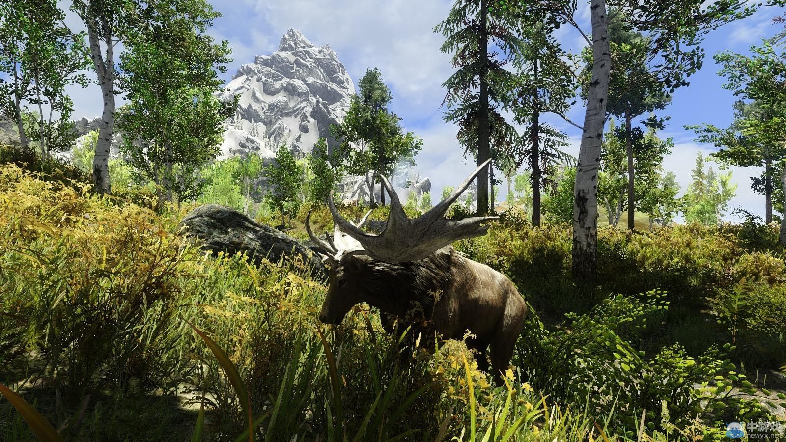 《上古卷軸5：天際》新MOD圖：美眉手執(zhí)光劍很性感