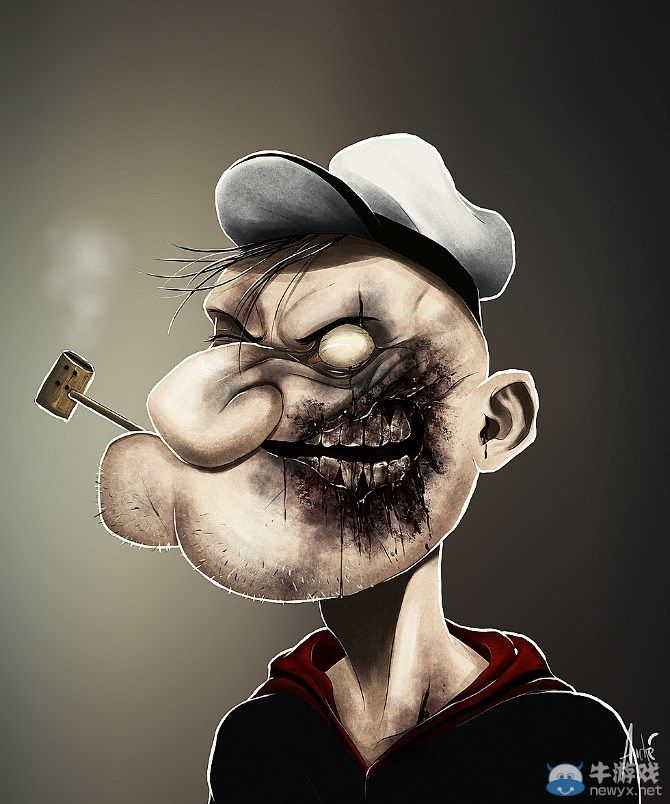 高能慎入 春麗姐姐你腫么了!著名游戲角色喪尸化