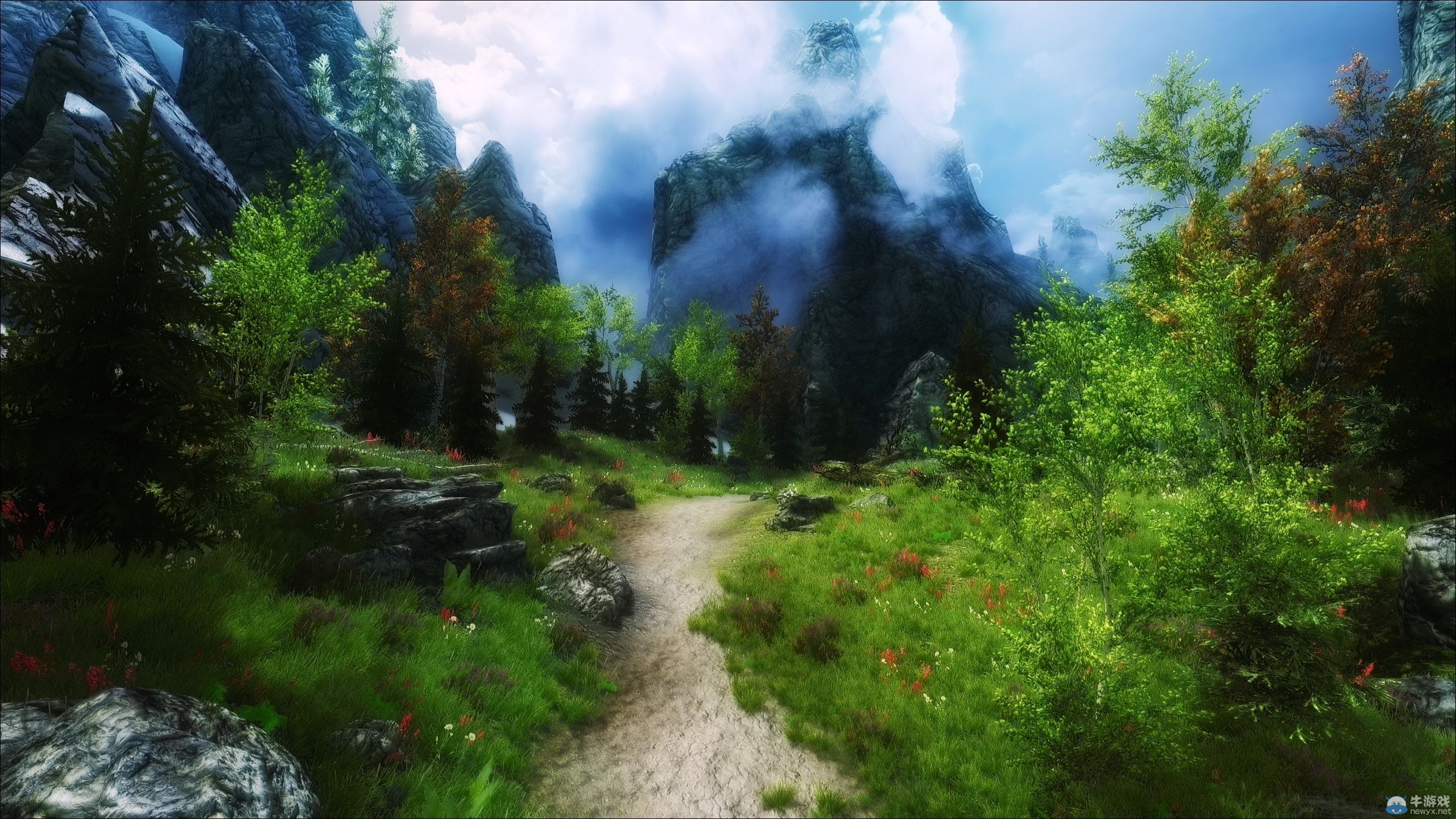 《上古卷軸5：天際》新MOD圖：美眉手執(zhí)光劍很性感