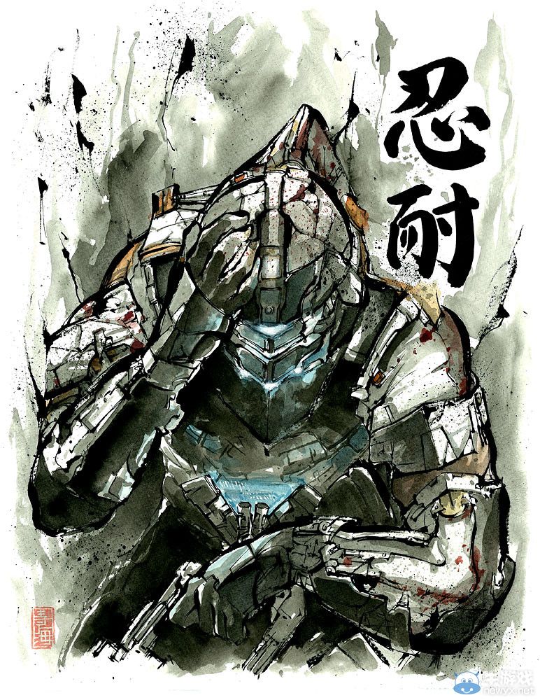 進擊的奧特曼君帥爆!國外妹子水墨風(fēng)同人畫作欣賞