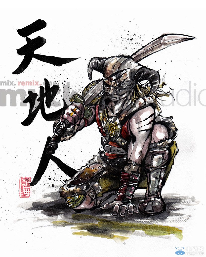 進擊的奧特曼君帥爆!國外妹子水墨風(fēng)同人畫作欣賞