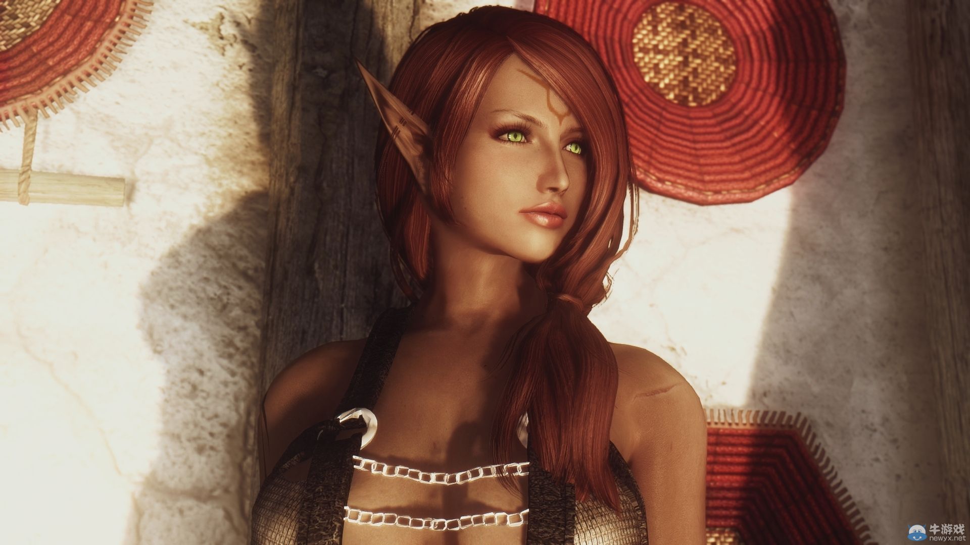 《上古卷軸5：天際》新MOD圖：精靈妹子胸口大開(kāi)！