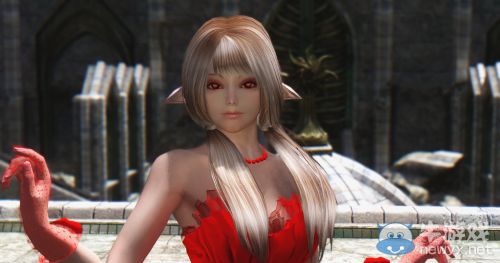 《上古卷軸5：天際》新MOD圖：妹子非常討喜哦！