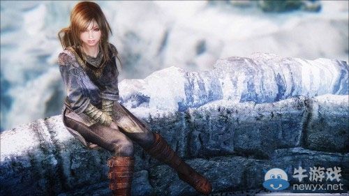 《上古卷軸5：天際》新MOD圖：妹子非常討喜哦！