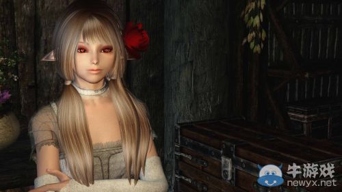 《上古卷軸5：天際》新MOD圖：妹子非常討喜哦！