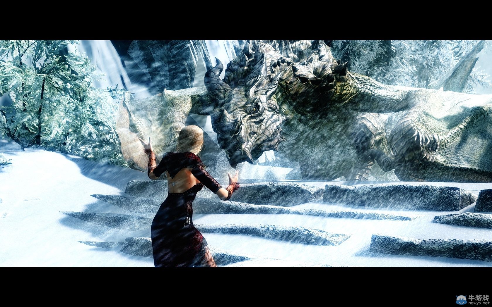 《上古卷軸5：天際》新MOD圖：精靈妹子胸口大開(kāi)！