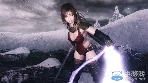 《上古卷軸5：天際》新MOD圖：妹子非常討喜哦！