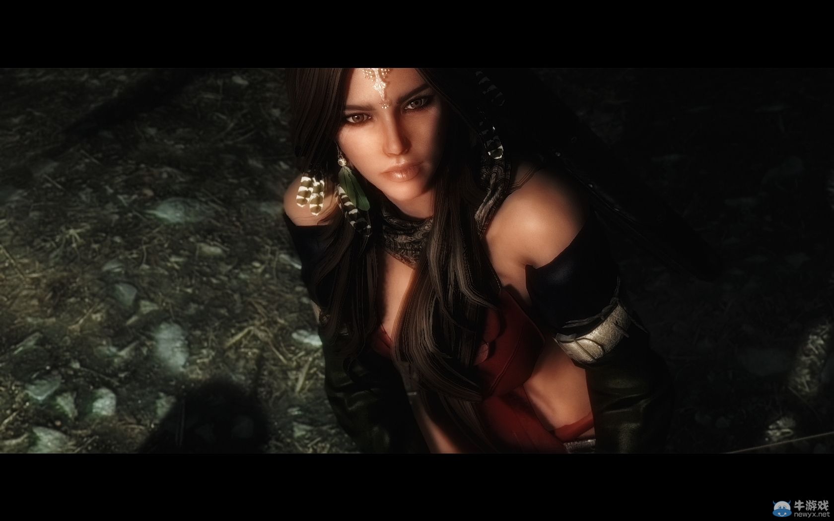 《上古卷軸5：天際》新MOD圖：精靈妹子胸口大開(kāi)！