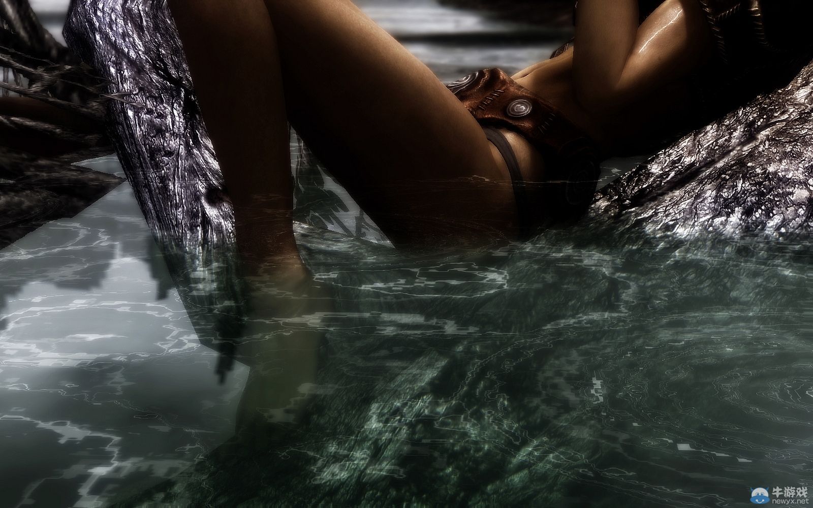 《上古卷軸5：天際》新MOD圖：精靈妹子胸口大開(kāi)！