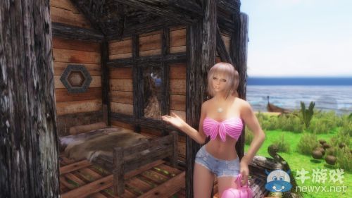 《上古卷軸5：天際》新MOD圖：妹子非常討喜哦！