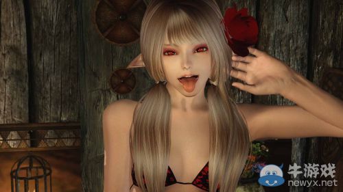 《上古卷軸5：天際》新MOD圖：妹子非常討喜哦！