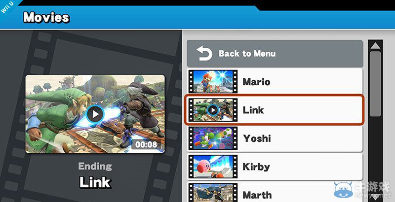 《任天堂大亂斗WiiU》日更新圖：展示影片模式