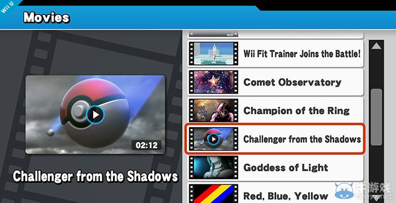 《任天堂大亂斗WiiU》日更新圖：展示影片模式