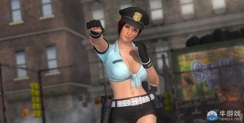 《死或生5：終極版》警官制服誘惑美圖：好奶好性福
