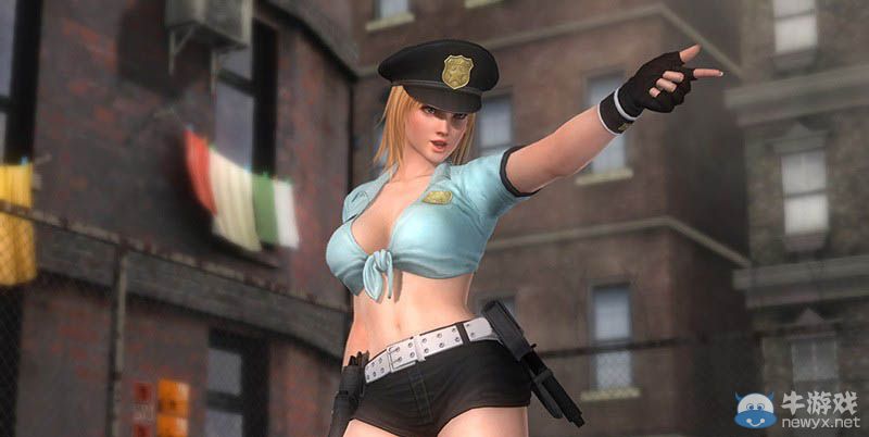 《死或生5：終極版》警官制服誘惑美圖：好奶好性福