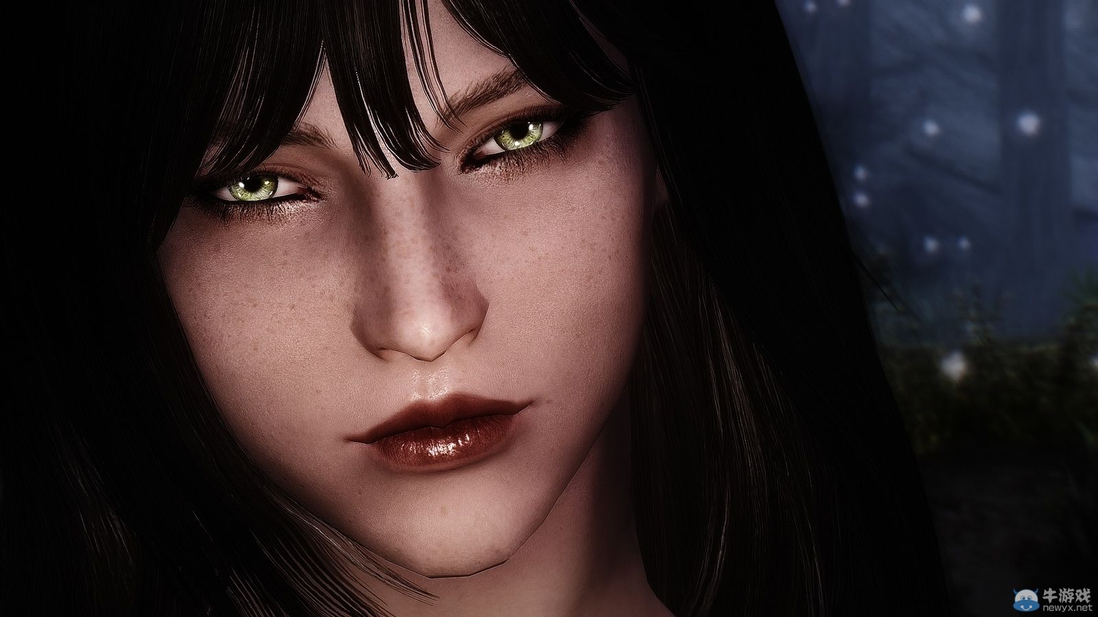 《上古卷軸5：天際》最新MOD圖賞：美眉相當美艷