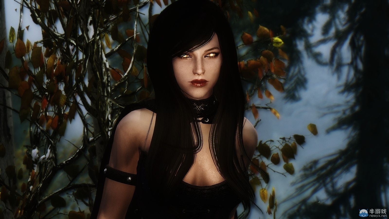 《上古卷軸5：天際》最新MOD圖賞：美眉相當美艷