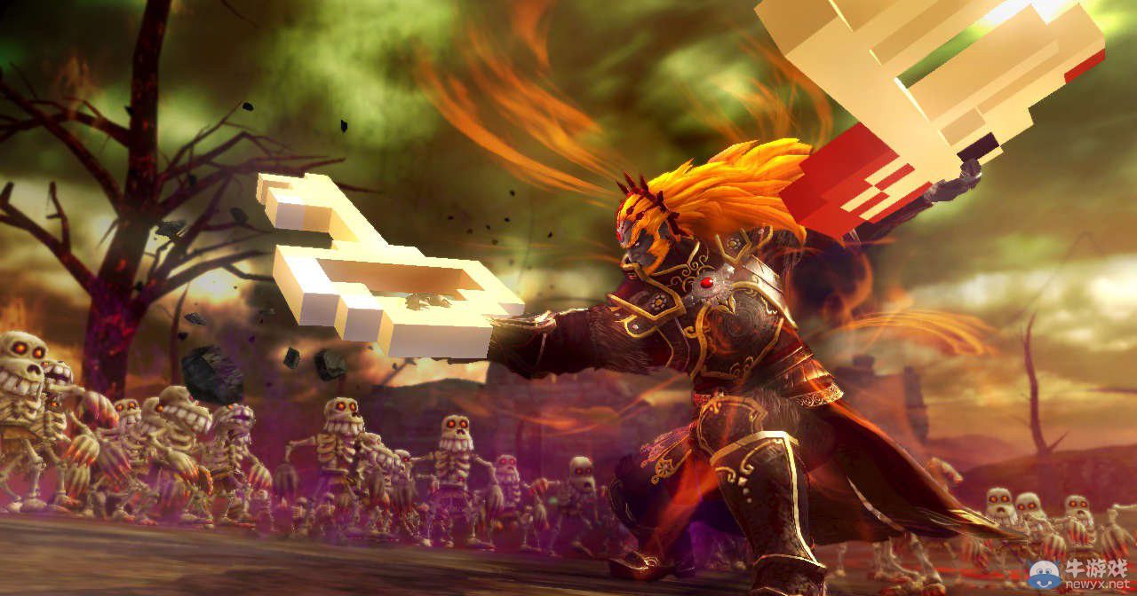 《塞爾達(dá)無雙》最新DLC大美人油漆奶：林克羞羞簡(jiǎn)約裝