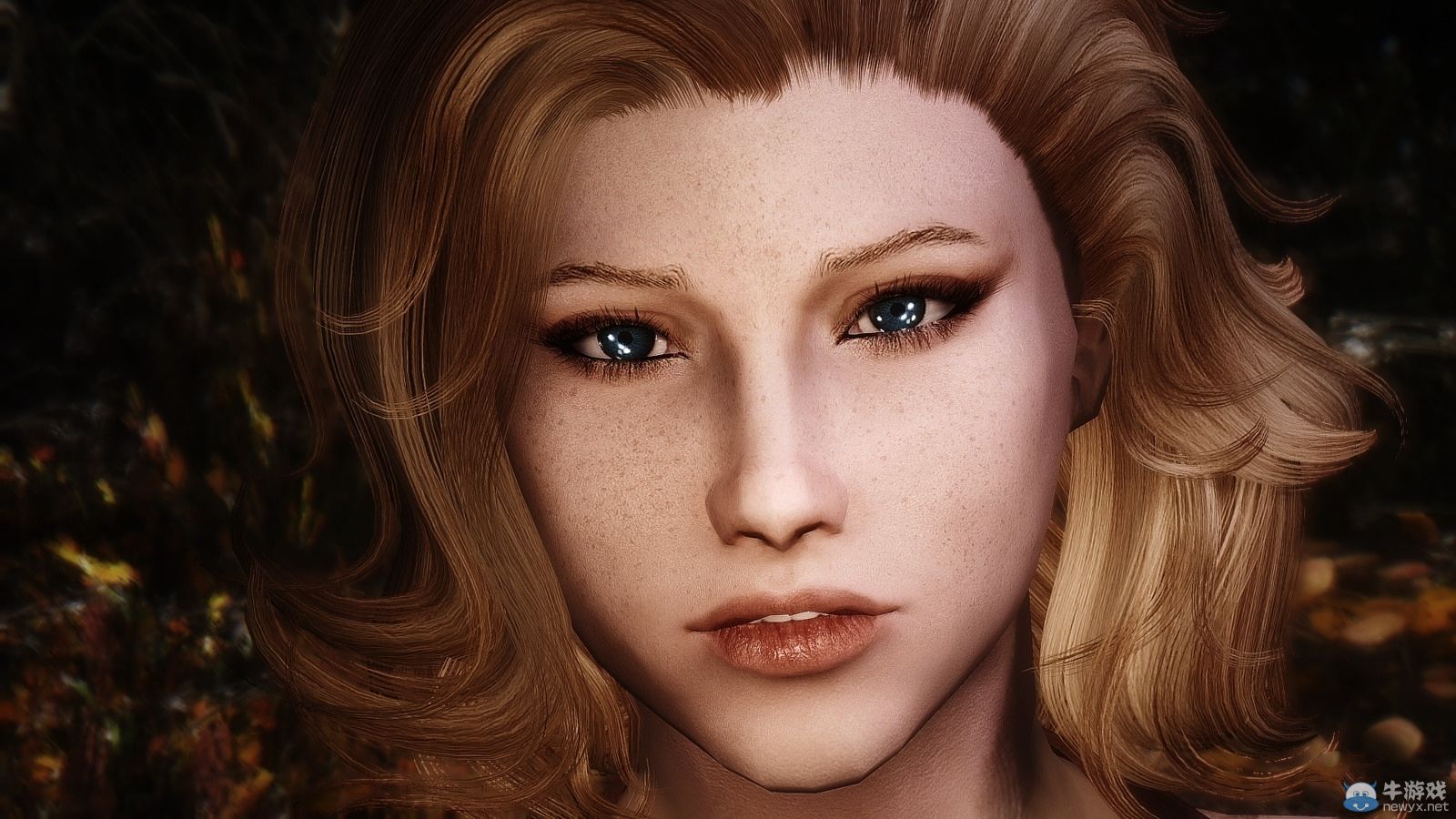 《上古卷軸5：天際》最新MOD圖賞：美眉相當美艷