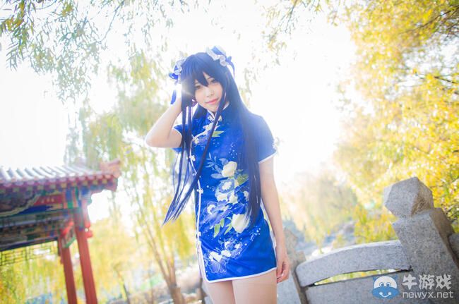 楊柳細(xì)腰,嬌俏風(fēng)情!中國(guó)風(fēng)4色春麗超短旗袍COS賞