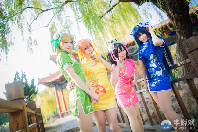 楊柳細(xì)腰,嬌俏風(fēng)情!中國(guó)風(fēng)4色春麗超短旗袍COS賞